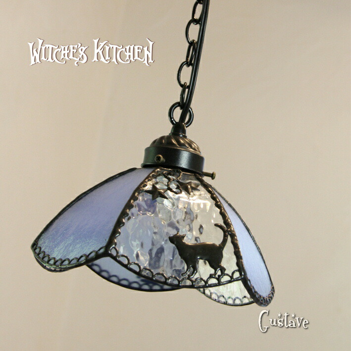 楽天市場】猫 照明 かわいい ペンダントライト ガラス 【Gustave・路地