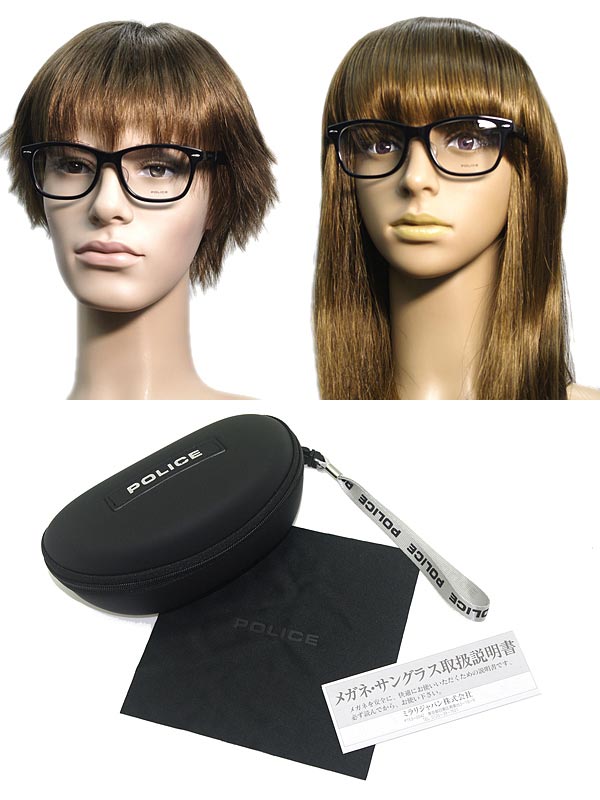 楽天市場】POLICE 眼鏡 ブラック ポリス メガネフレーム めがね POLICE