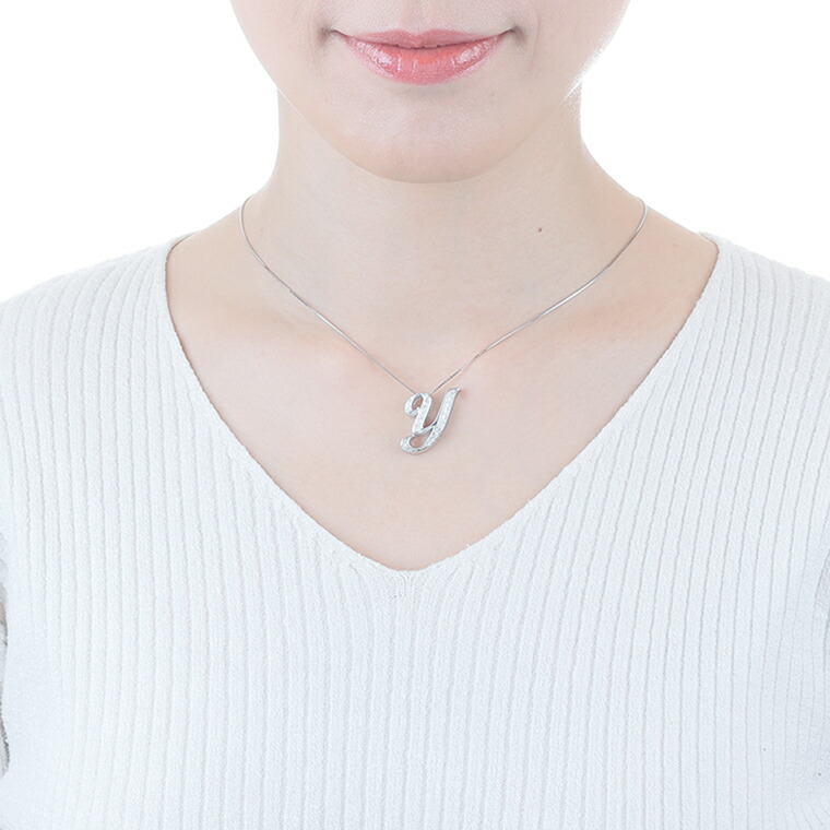 楽天市場】【ゆきざき公式】ノンブル アルファ イニシャルペンダント