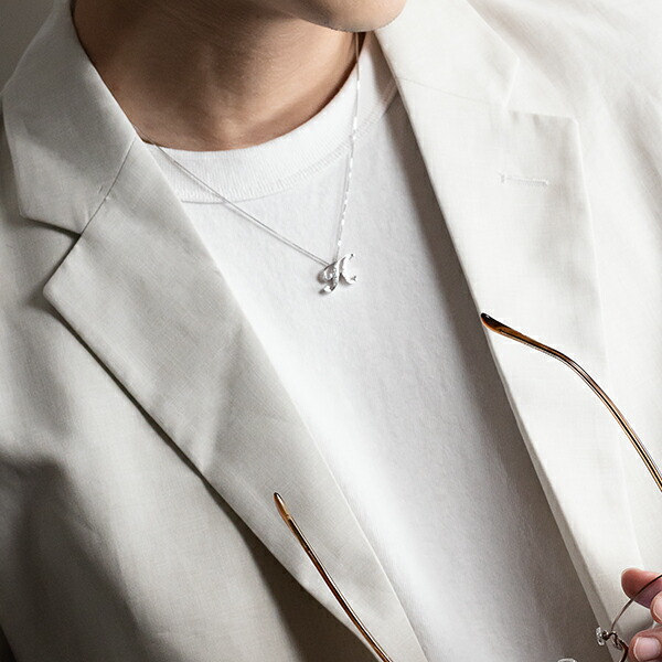 楽天市場】【ゆきざき公式】ノンブル アルファ イニシャルペンダント