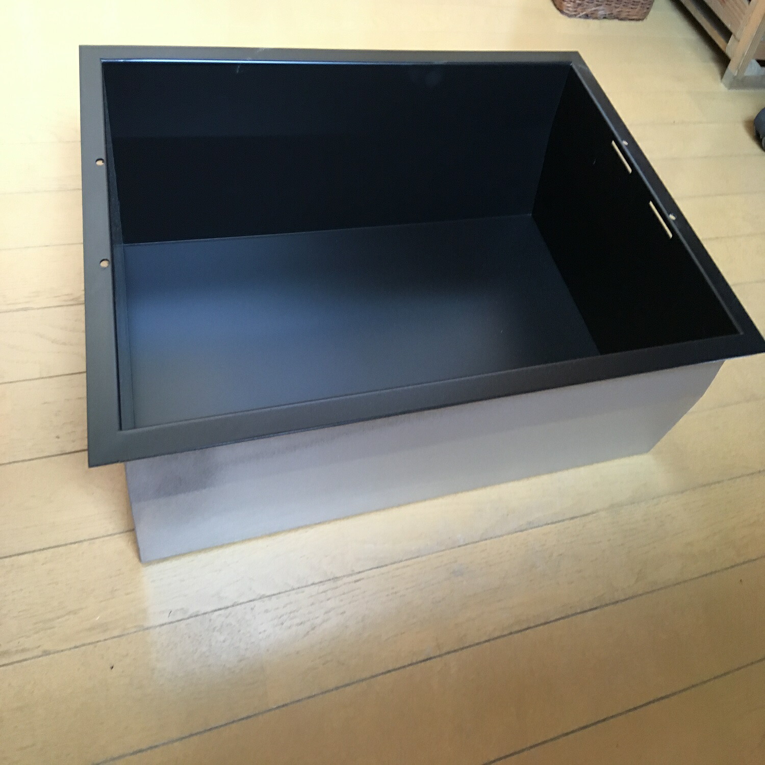 楽天市場】囲炉裏テーブル 座卓タイプ 1000x800x280mm 蓋付 普通