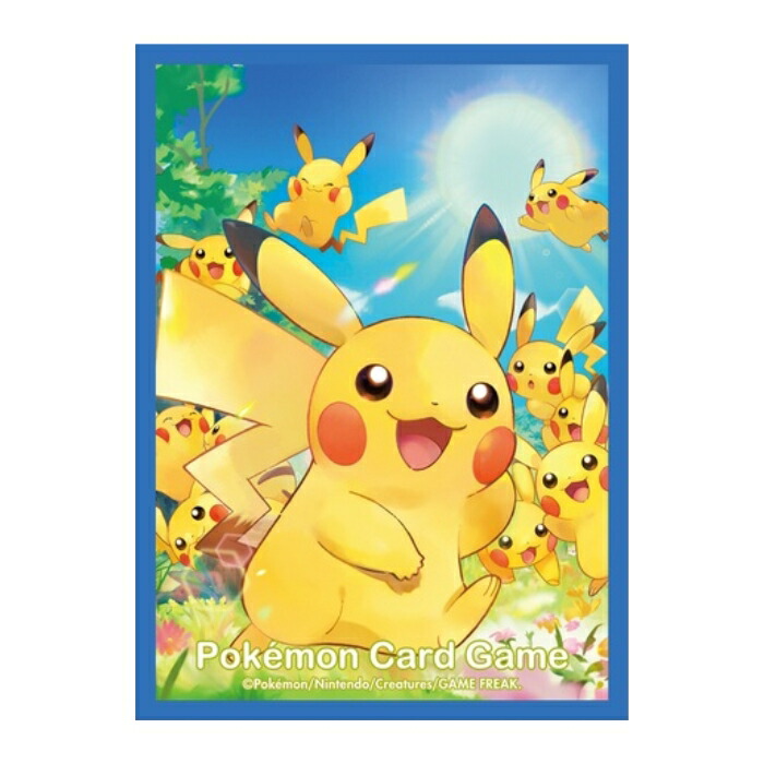 楽天市場】ポケモンカードゲーム デッキシールド ピカチュウ大集合