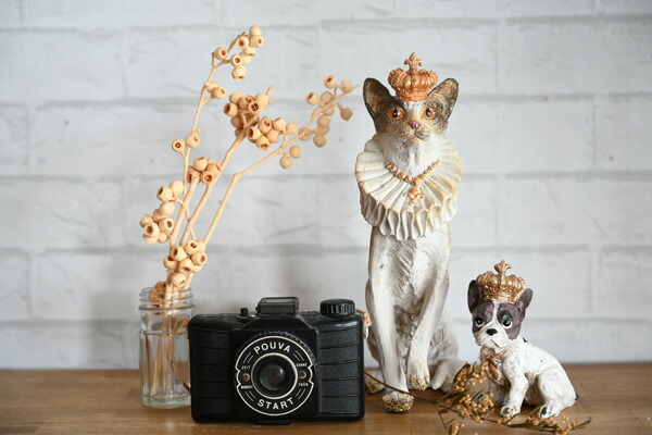 楽天市場】『クラウンキャット』（ ねこ ネコ 猫 アニマル 動物 置物