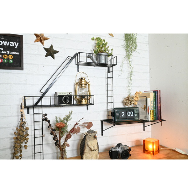 楽天市場】『fire escape Balcony L』 ウォールシェルフ かっこいい