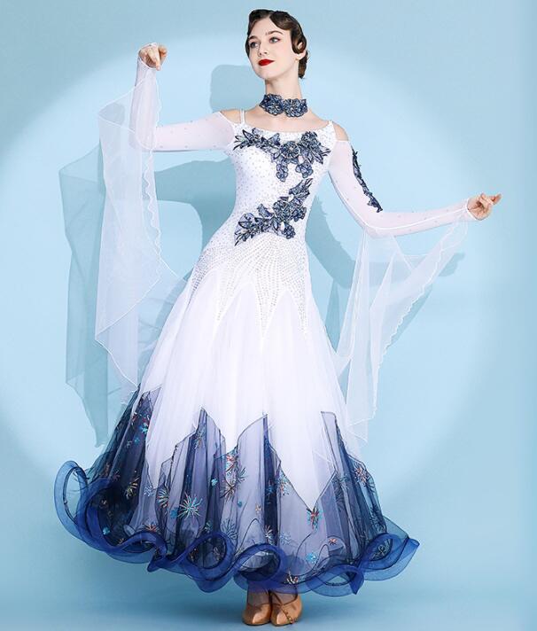 楽天市場】高品質 スレンダー 社交ダンス衣装 社交ダンスドレス モダン