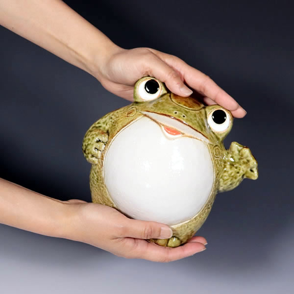 楽天市場】【今だけ限定15%OFFクーポン配布中】信楽焼 蛙 縁起物カエル