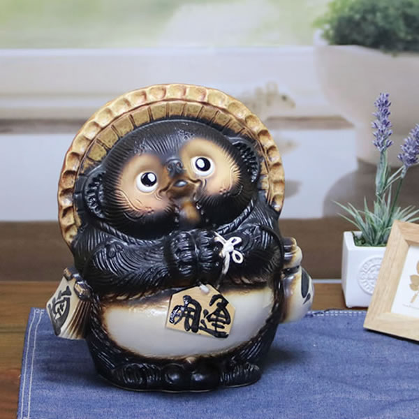 楽天市場】【38時間限定20%OFFクーポン配布中】信楽焼 9号お願い狸