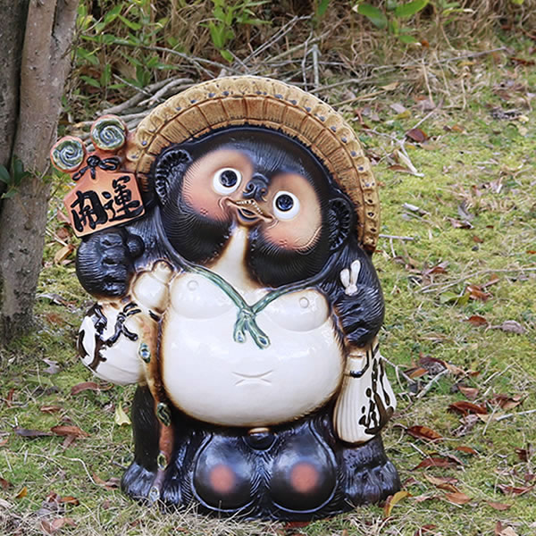 楽天市場】【今だけ限定15%OFFクーポン配布中】信楽焼 18号開運狸