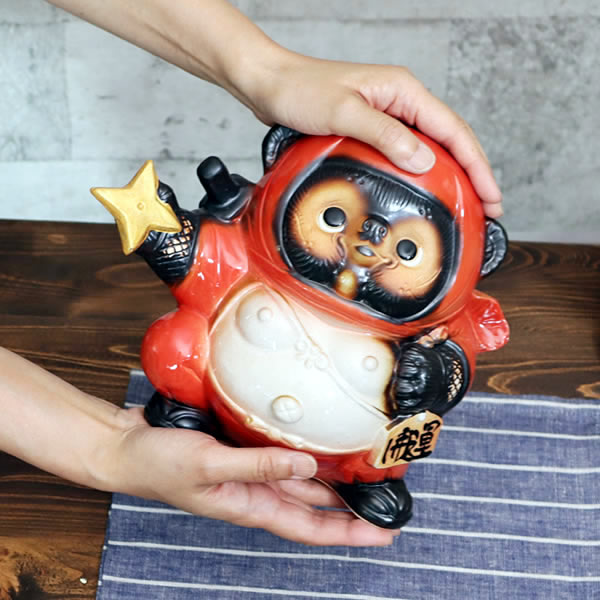 楽天市場】【今だけ限定15%OFFクーポン配布中】信楽焼 忍者たぬき 送料