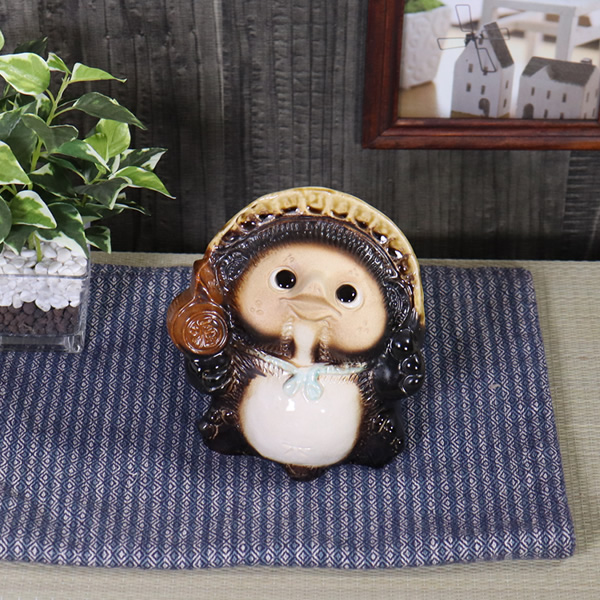 楽天市場】狸親子 置物信楽焼き信楽願い 狸 信楽置物 親子ミニたぬき