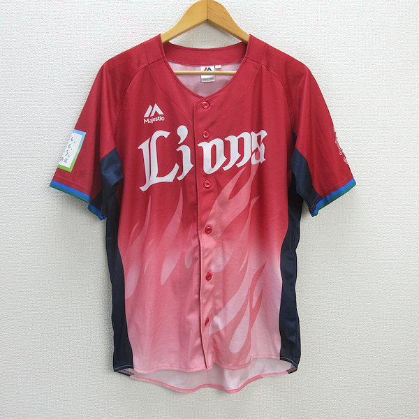楽天市場】y□Majestic社製□埼玉西武ライオンズ/LIONS レプリカ