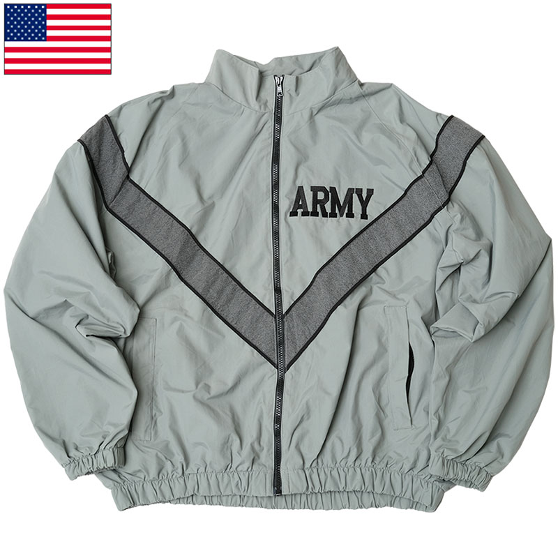 楽天市場】米軍 ARMY IPFU トレーニングジャケット ナイロン グレー