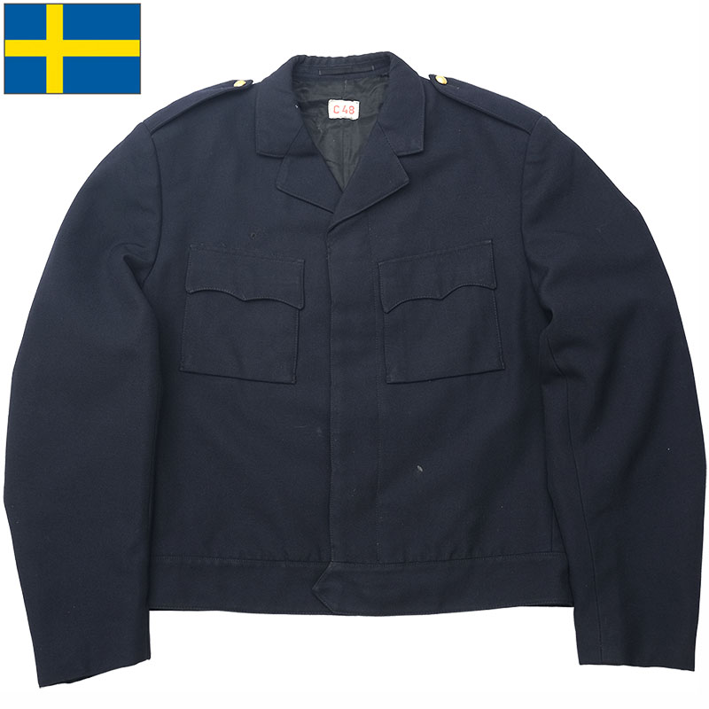 楽天市場】スウェーデン軍 ユニフォーム アイクジャケット ネイビー