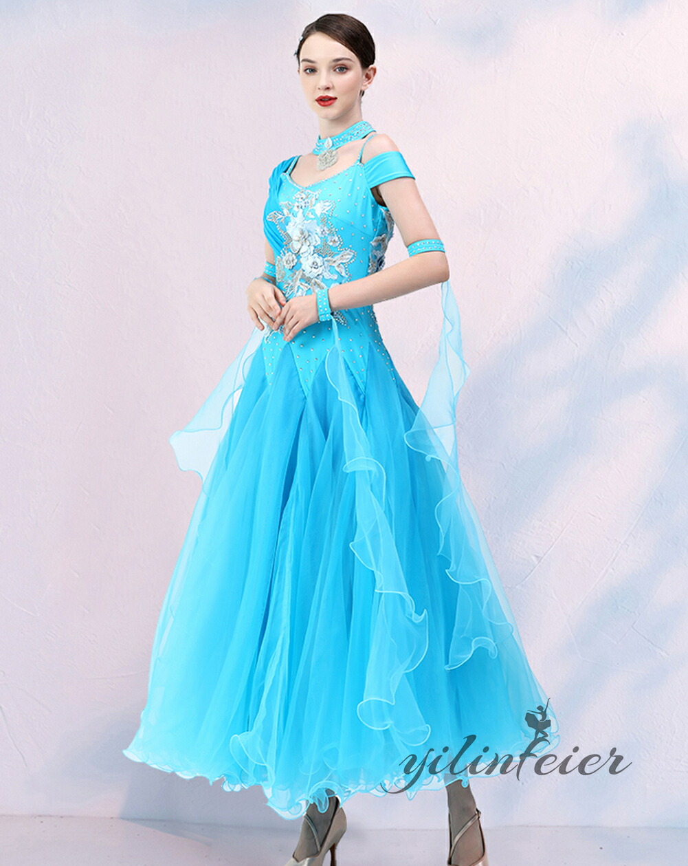 楽天市場】社交ダンス衣装 ドレス ダンスドレス レディース オーダー