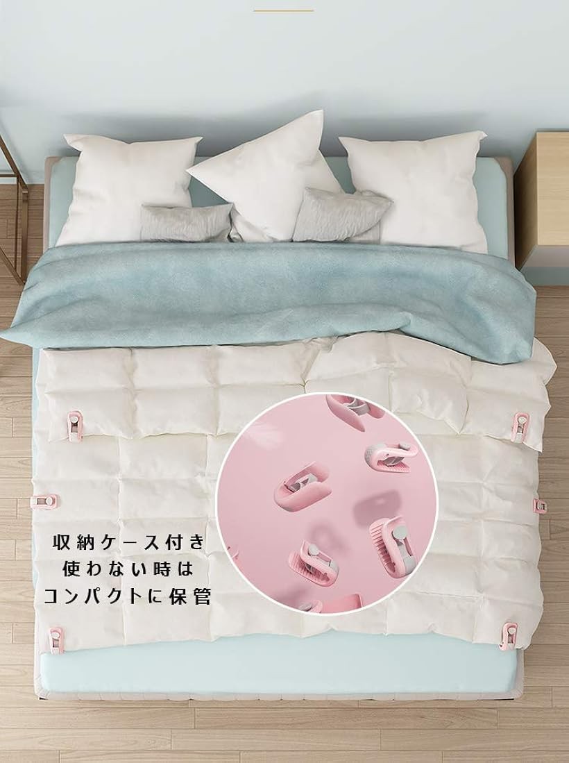 楽天市場】【楽天ランキング1位入賞】布団クリップ 毛布 固定器