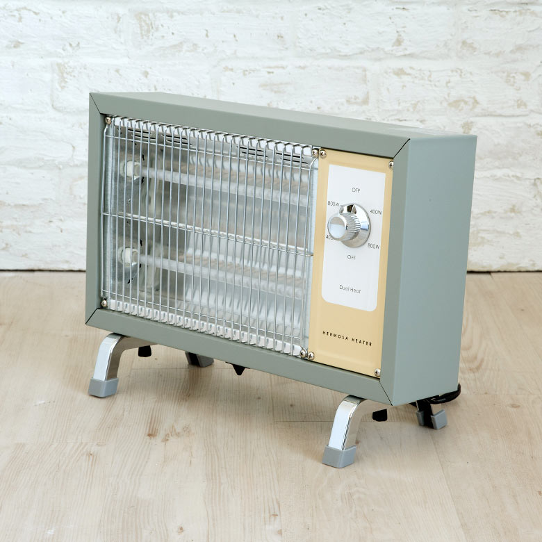 楽天市場】レトロヒーター ヒーター 電気ストーブ スチール 角型