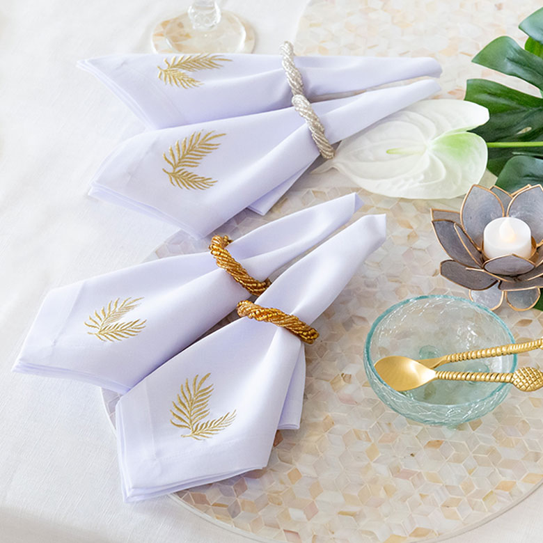 楽天市場】ナプキン ナフキン マルチクロス ベトナム 刺繍 約 W 46cm D