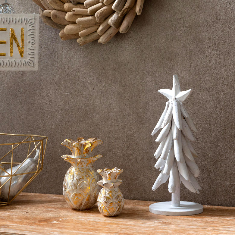 楽天市場】流木ツリー 卓上型 クリスマスツリー 置物 デコレーション