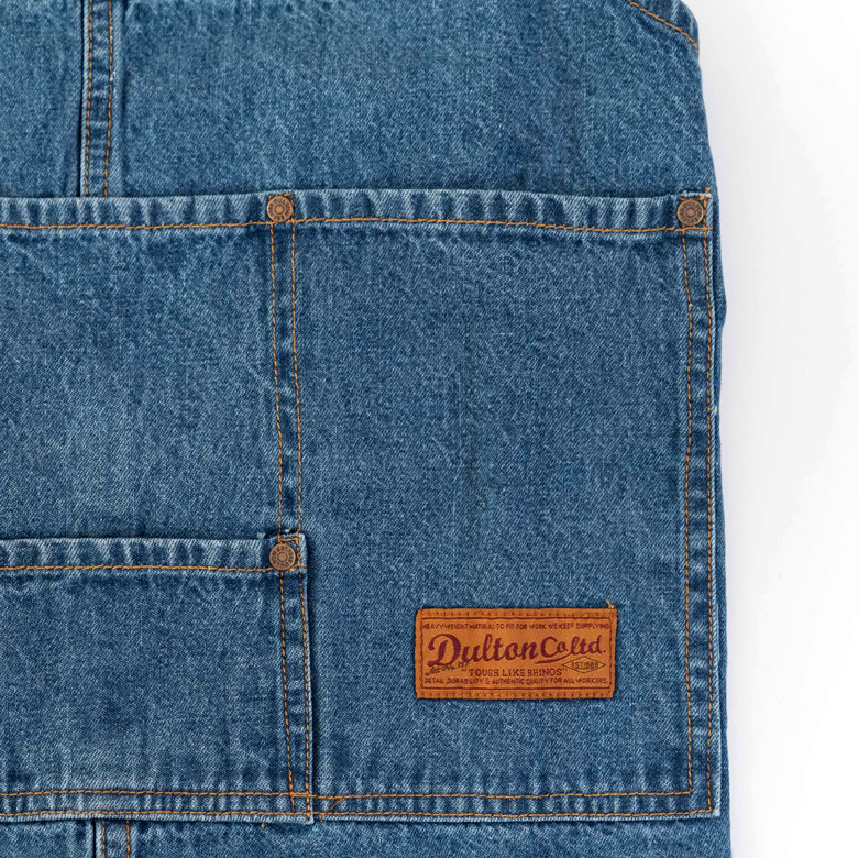 楽天市場】エプロン デニム ユニセックス ホルダータイプ コットン