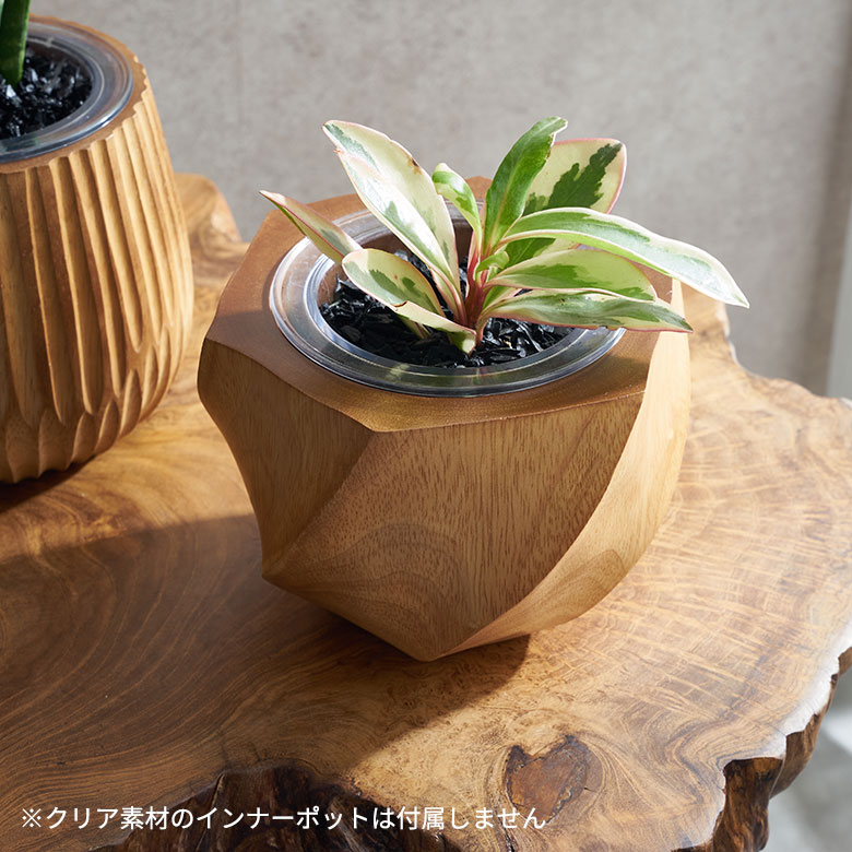 楽天市場】プランターカバー ウッドプランターカバー 天然木 木製