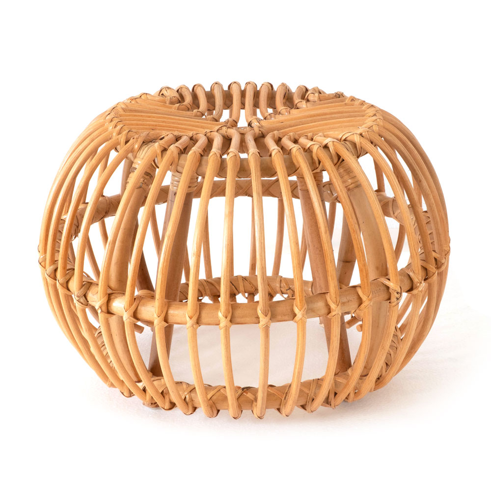 楽天市場】スツール ラタン オットマン サイドテーブル W 45cm D 45cm