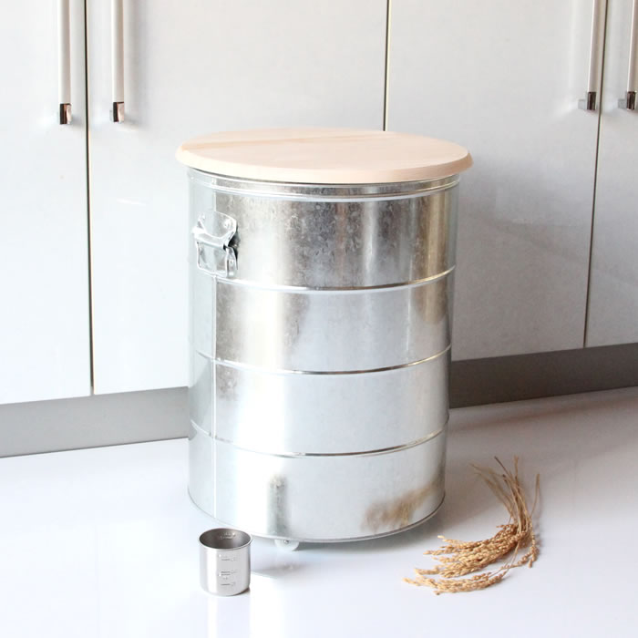 楽天市場】【レビュー特典付】 米びつ OBAKETSU オバケツ ライス