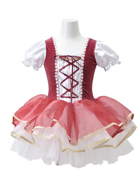 キッズ赤いチュチュ付きレオタード10着セット Amazon | バレエ