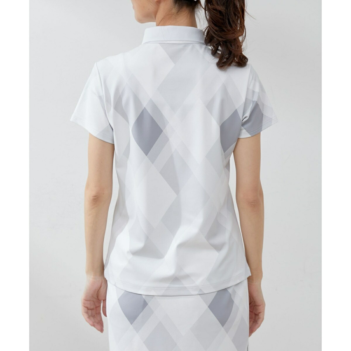 楽天市場】【UV】【接触冷感】マルチアーガイル柄ポロ半袖プルオーバー