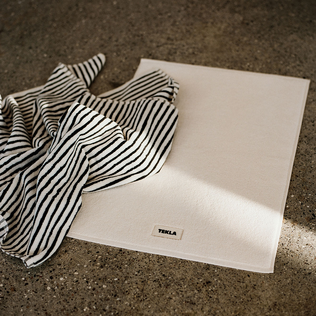 楽天市場】【正規販売店】テクラ TEKLA バスマット 無地 70×50cm