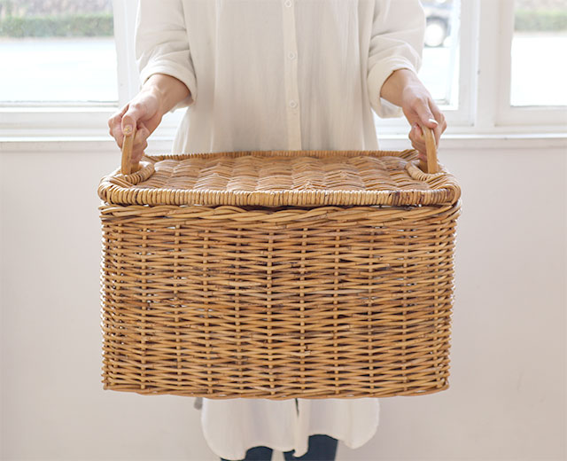 楽天市場】【公式】THE AROROG ストレージバスケット かご ふた付き