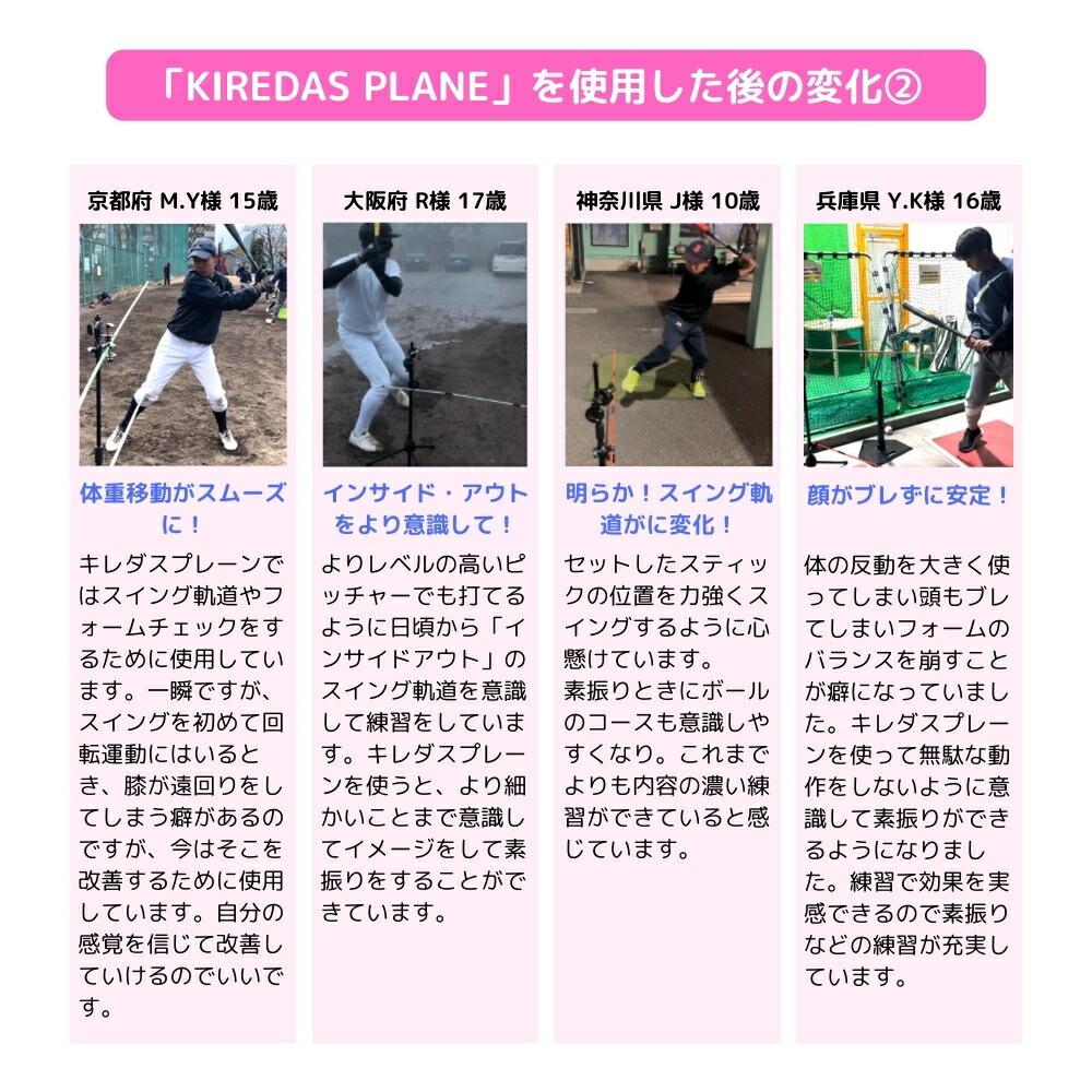 楽天市場】KIREDAS PLANE V2 キレダスプレーン [目盛り付き] 野球