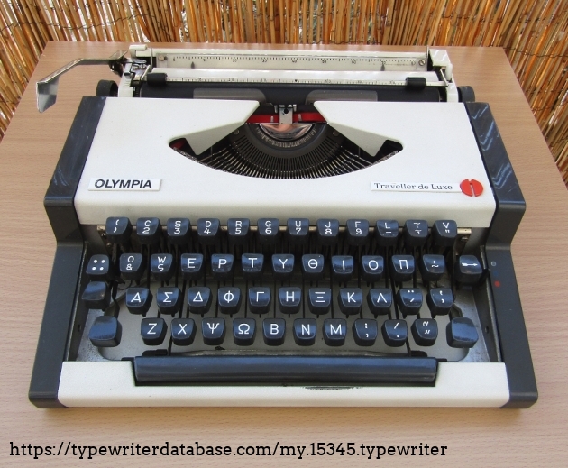 1977 Olympia Traveller de Luxe on the Typewriter Database