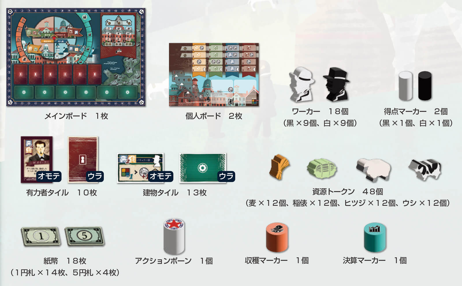 Sapporo1876｜uchibacoya‐可愛い木駒が特徴的なボードゲーム出版社