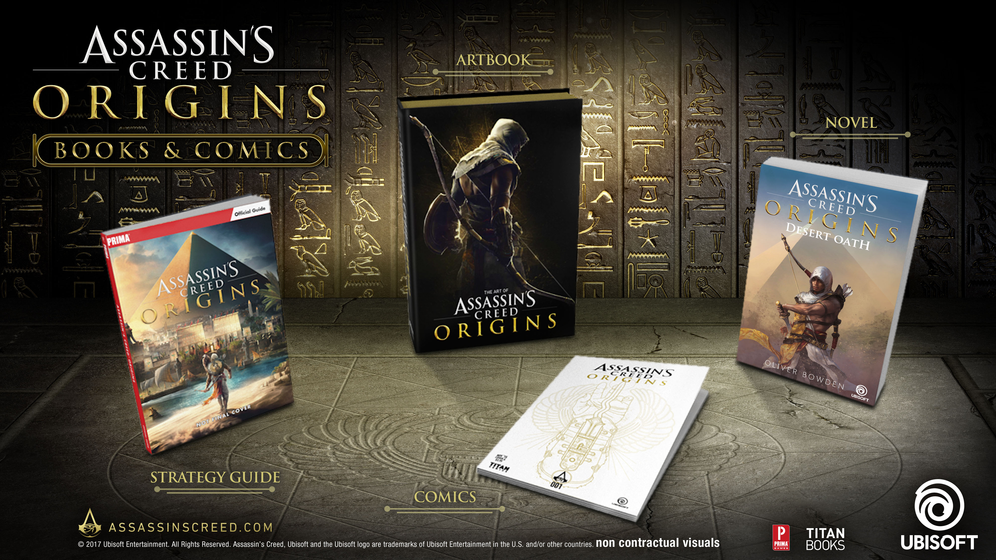 Assassins Creed Origins Novel, Comics, and More Planned for Fall