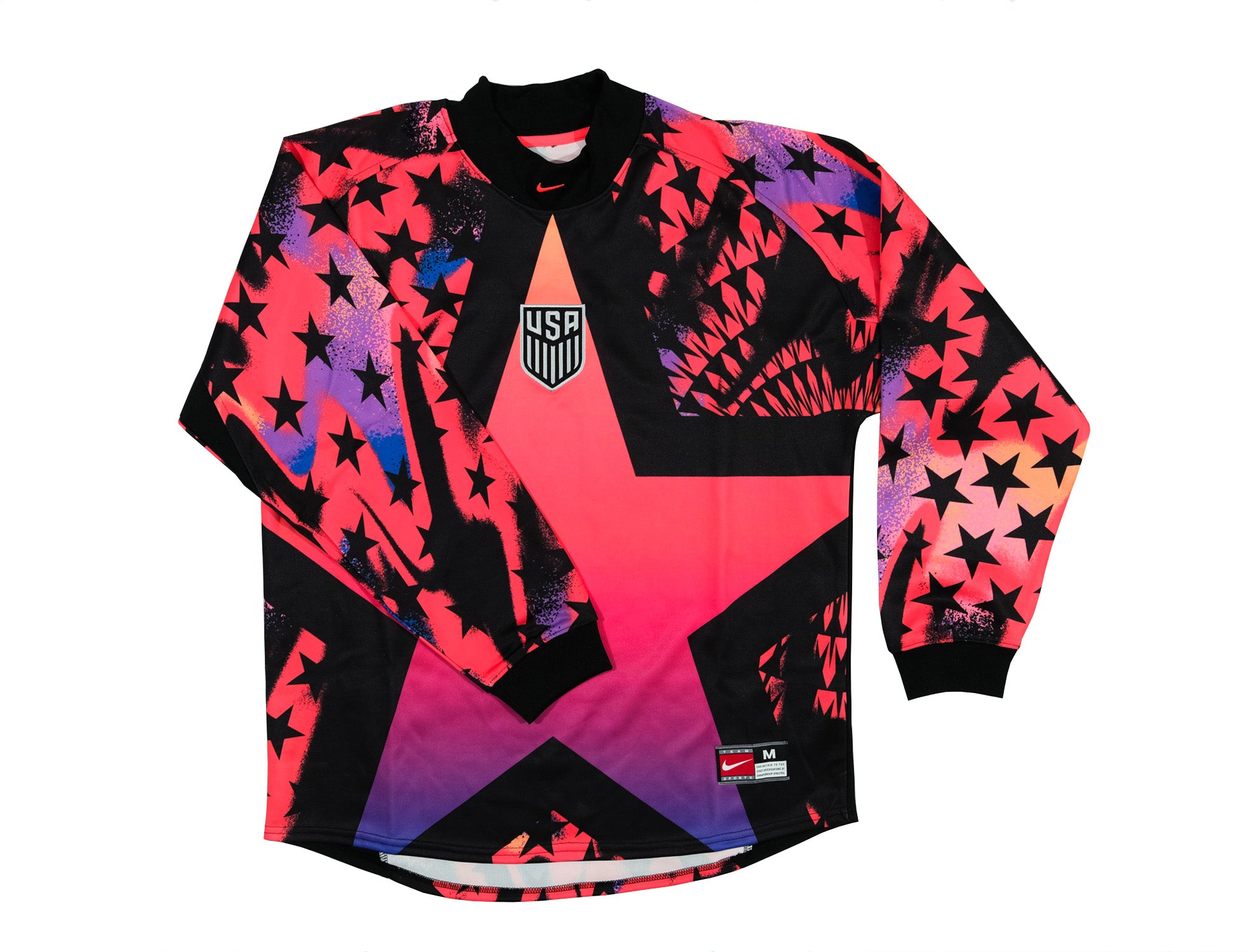Nike USA Authentic Goalkeeper Jersey 'Black/Crimson Bright