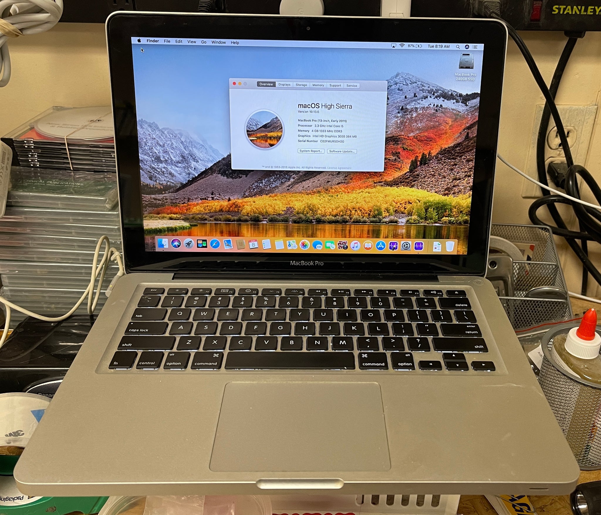 Apple MacBook Pro 13-inch Early 2011 2.3GHz Intel Core i5 (MC700LL