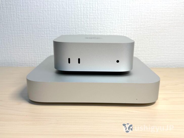 M4 Mac miniをレビュー！M1と比べてサイズ半分、性能は倍。Bluetoothも