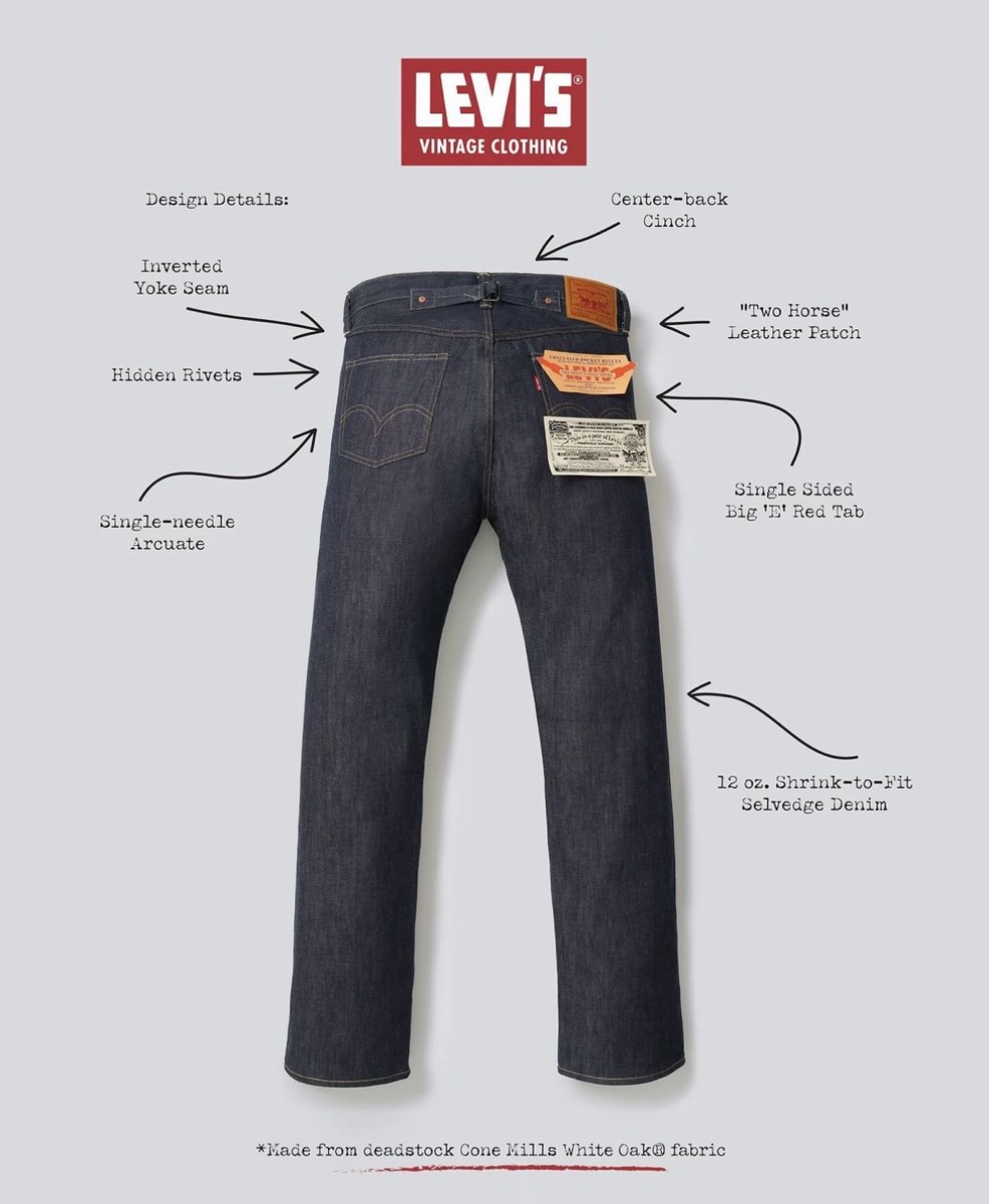 Levi's®︎ × BerBerJin 25周年記念『1942 501®』が国内12月8日に限定