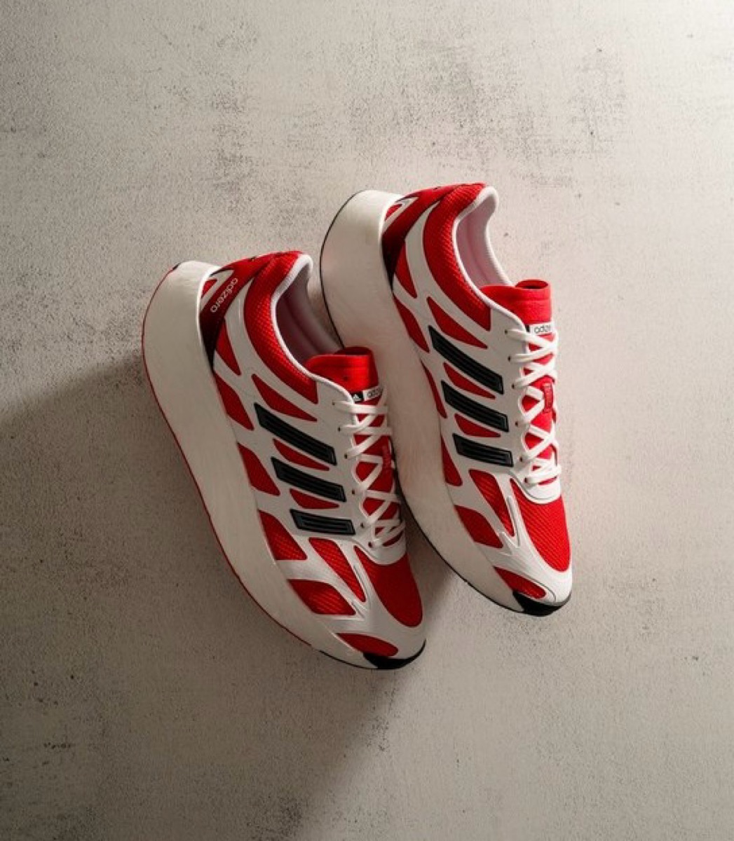 adidas Adizero Aruku “White/Pure Ruby”が国内5月7日に再販［JI0308