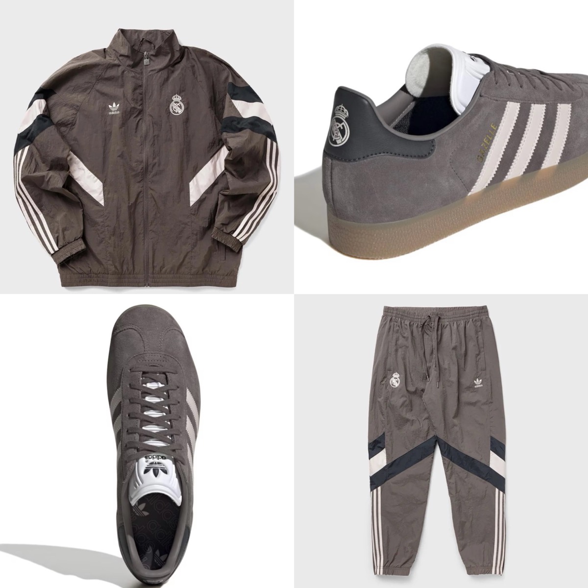 Real Madrid x adidas Gazelle Rekive “Charcoal” & 新作アパレルが