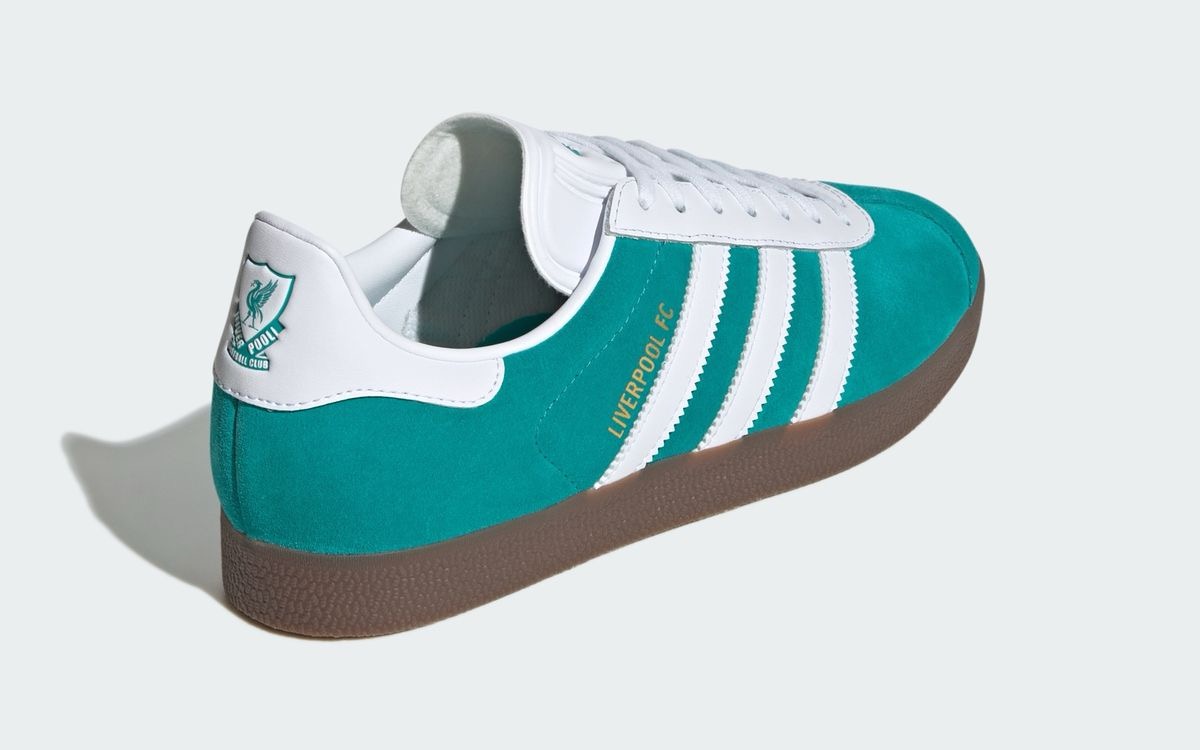 Liverpool FC x adidas Gazelle “Sea Green”が発売予定［JR4159］ | UP
