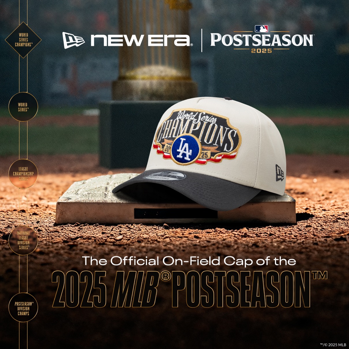 ドジャースのワールドシリーズ2025優勝を記念したNew Era