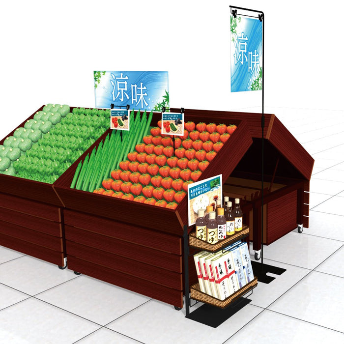 フロアスタンド 黒 【2本組】— ウリサポ