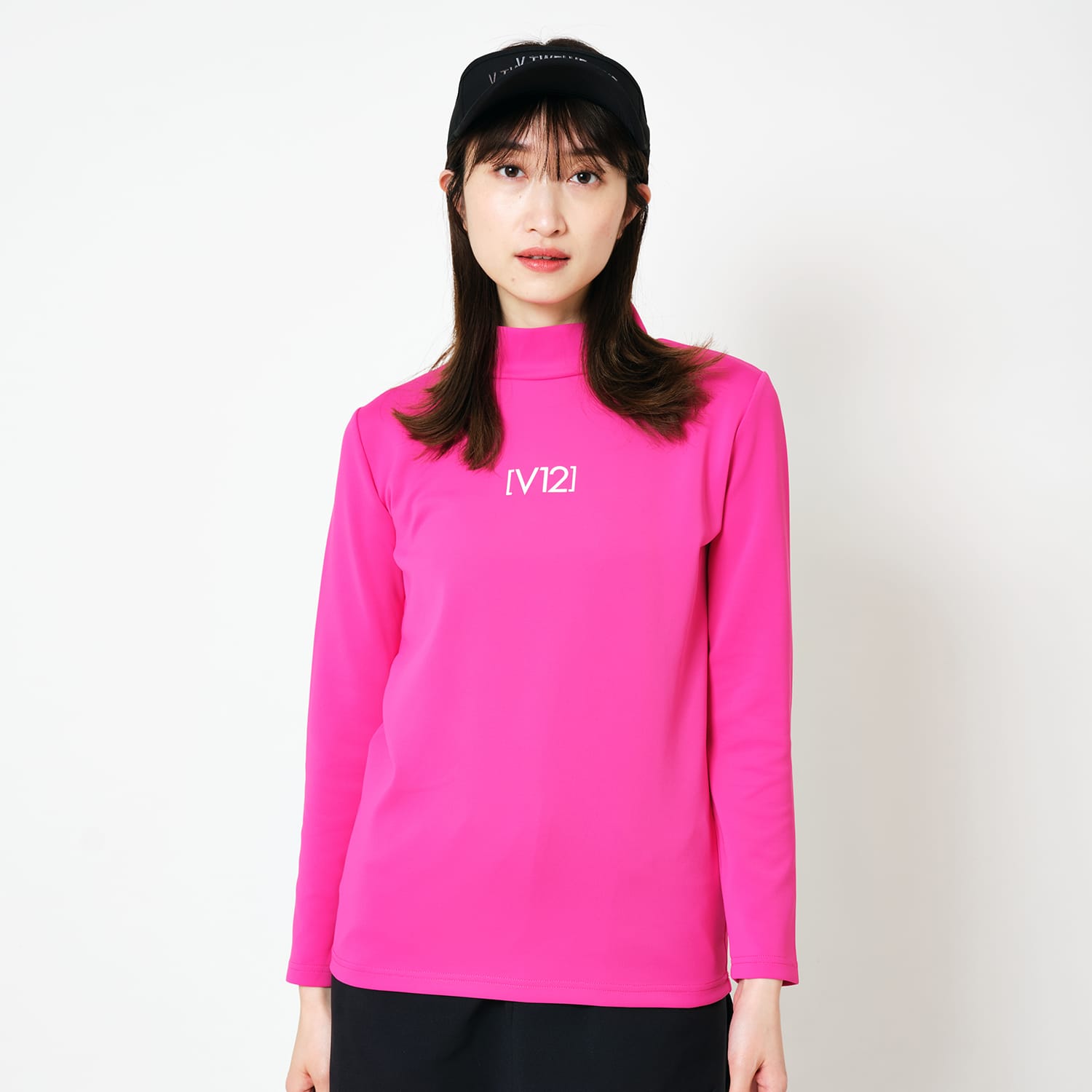 V12] ゴルフ レディース 長袖 モックネック CENTER LOGO MOCK | 【公式