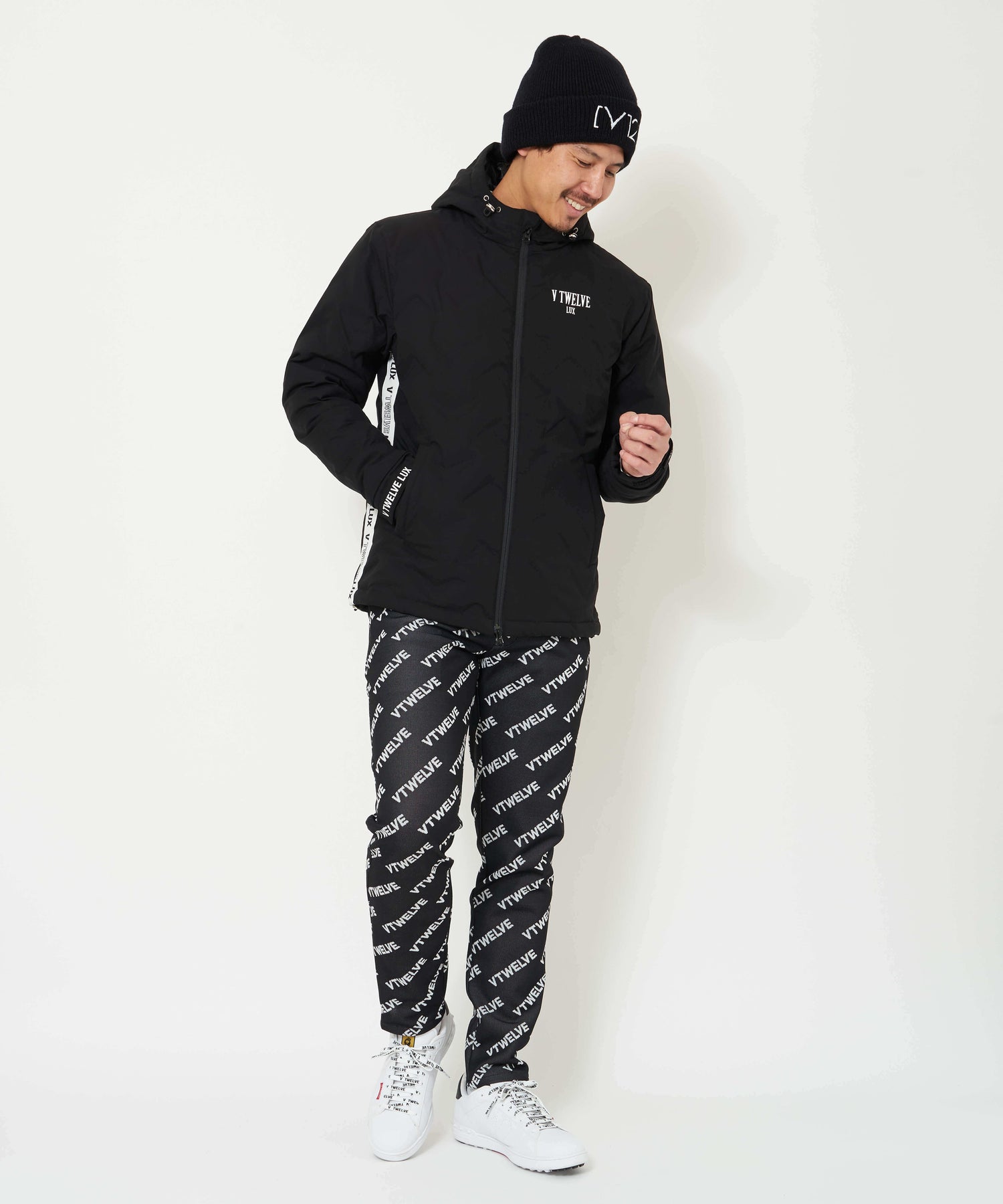 V12 ゴルフ メンズ ダウンジャケット LX SIDE TAPE DOWN JKT | 【公式