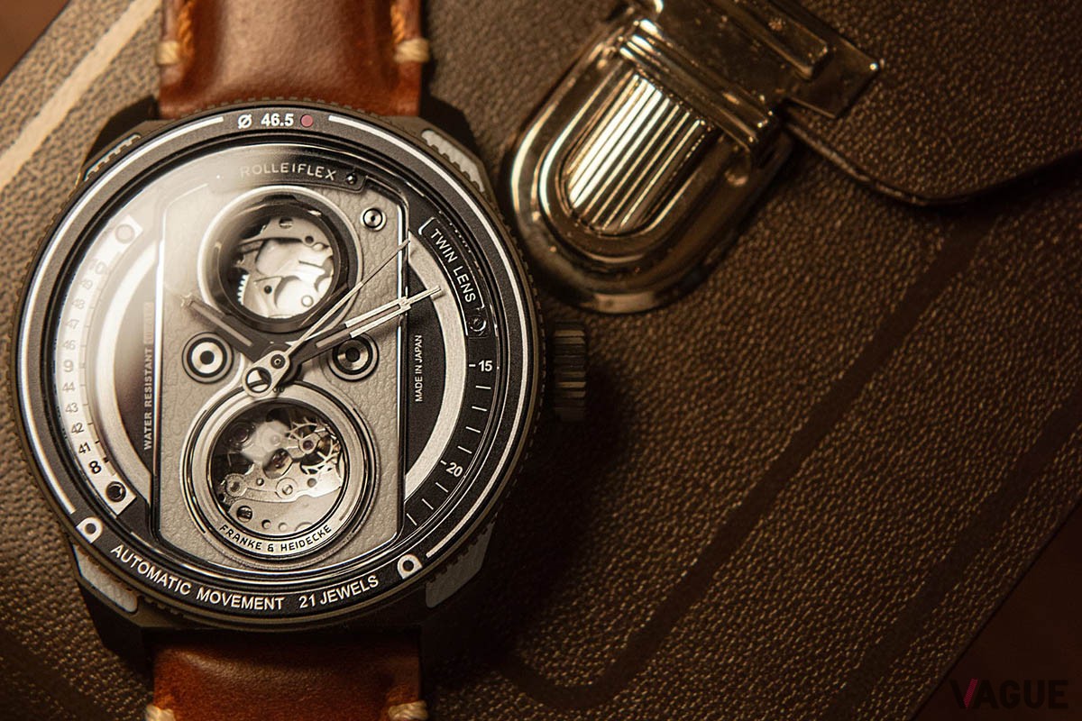 ドイツカメラの名機が時計になった！ 二眼レフをダイヤルに抱いた限定