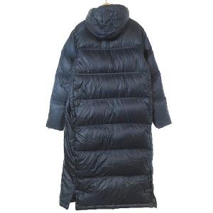 ダウンコート ベンチコート ロング ダブルジップ キルティング ダブル