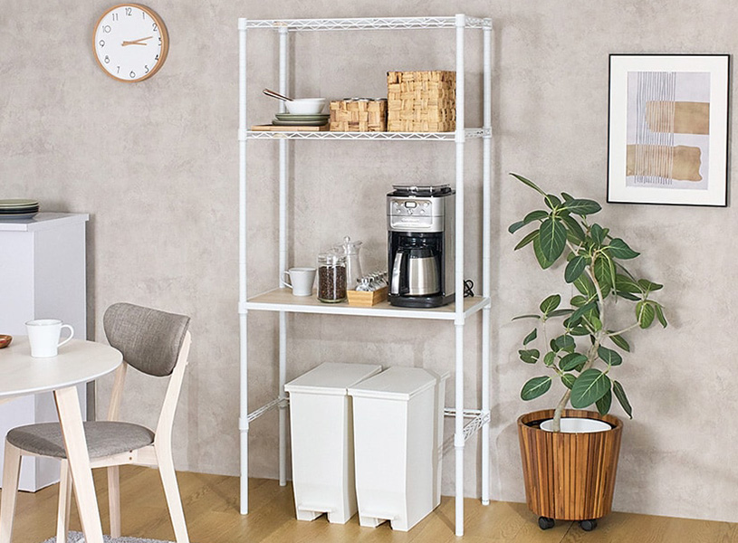 白のおしゃれなスチールラック8選！ラック専門店店長が厳選