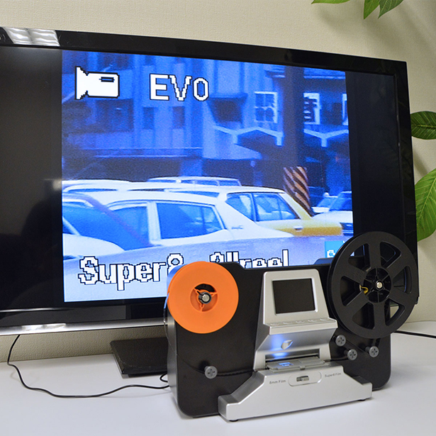 8mmフィルムをHD画質で SDカードにテレシネできる デジタル