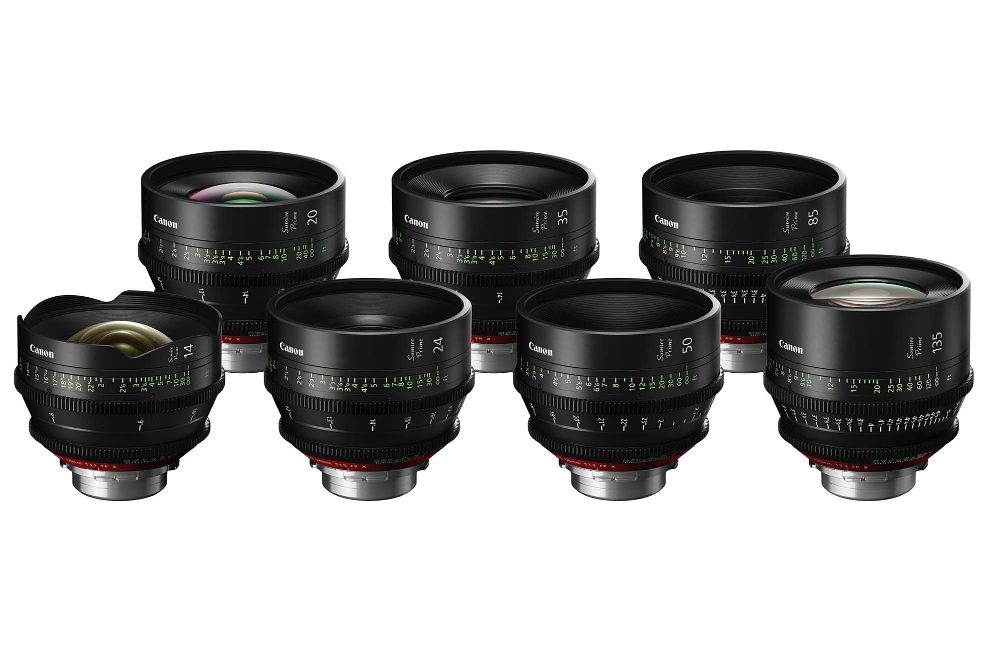 キヤノン、PLマウントのデジタルシネマカメラ用単焦点レンズシリーズ